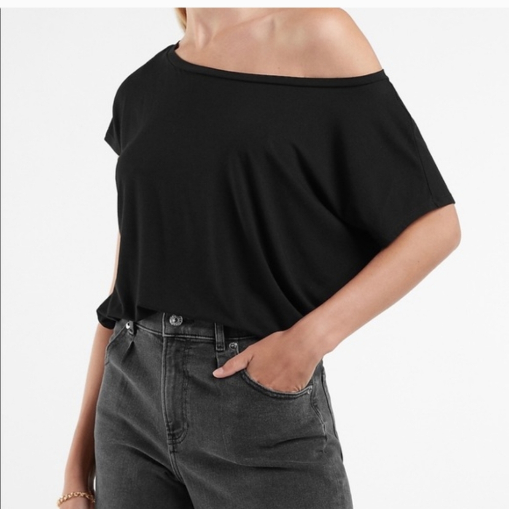 Express off shoulder tee